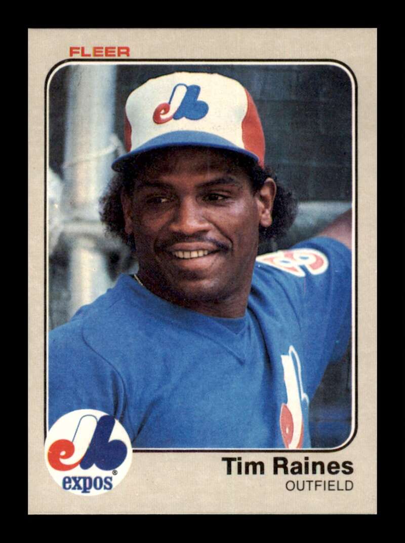 Load image into Gallery viewer, 1983 Fleer Tim Raines #292 Montreal Expos Image 1
