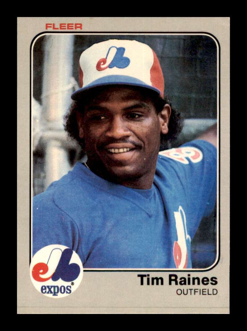 Load image into Gallery viewer, 1983 Fleer Tim Raines #292 Montreal Expos Image 1
