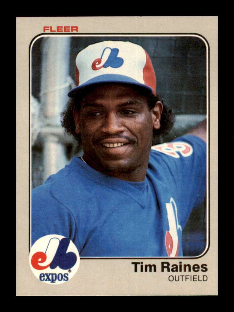 Load image into Gallery viewer, 1983 Fleer Tim Raines #292 Montreal Expos Image 1
