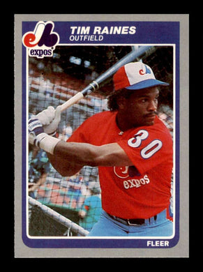 1985 Fleer Tim Raines 