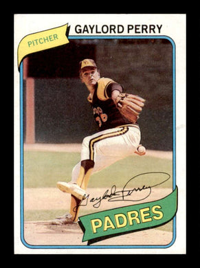 1980 Topps Gaylord Perry 