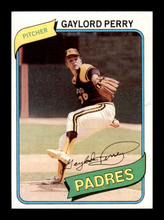 1980 Topps Gaylord Perry 