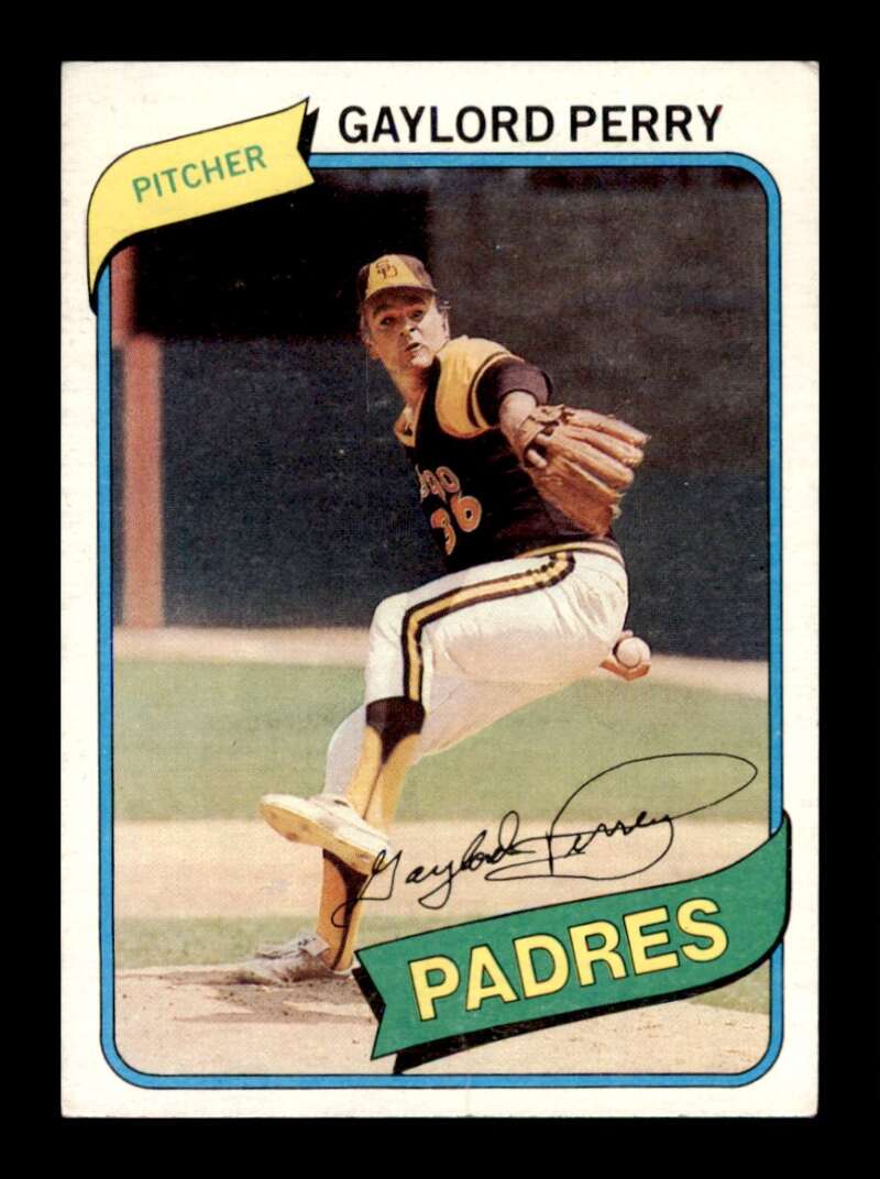 Load image into Gallery viewer, 1980 Topps Gaylord Perry #280 San Diego Padres Image 1
