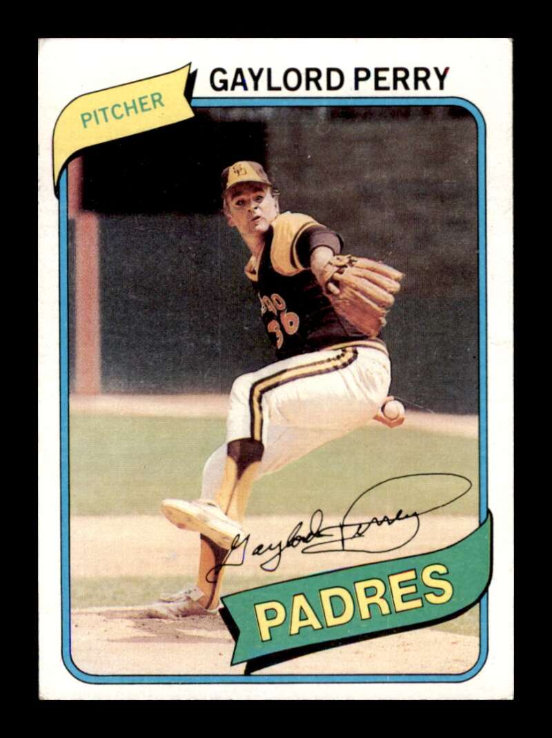 Load image into Gallery viewer, 1980 Topps Gaylord Perry #280 San Diego Padres Image 1
