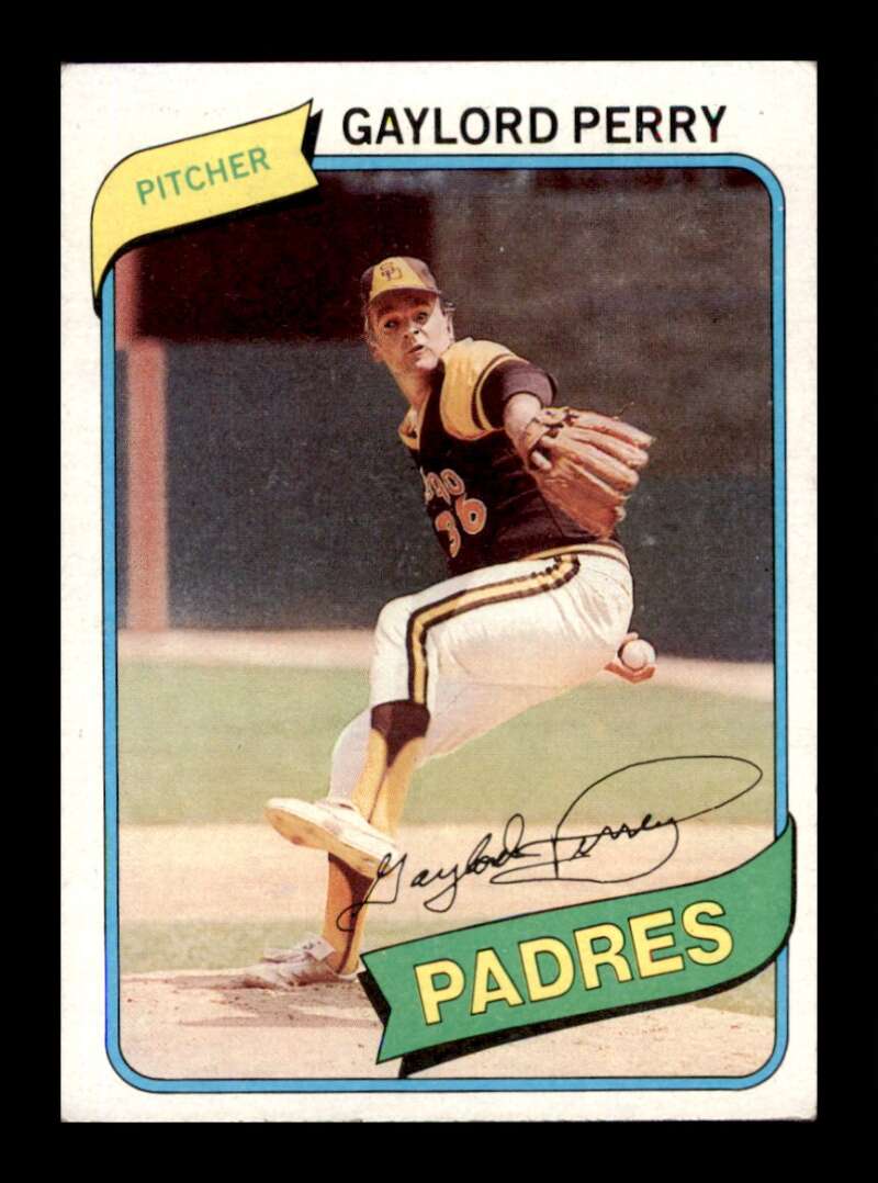 Load image into Gallery viewer, 1980 Topps Gaylord Perry #280 San Diego Padres Image 1
