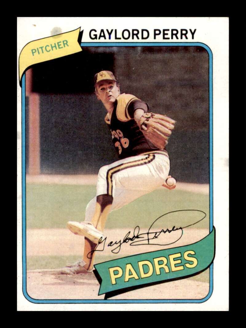 Load image into Gallery viewer, 1980 Topps Gaylord Perry #280 San Diego Padres Image 1
