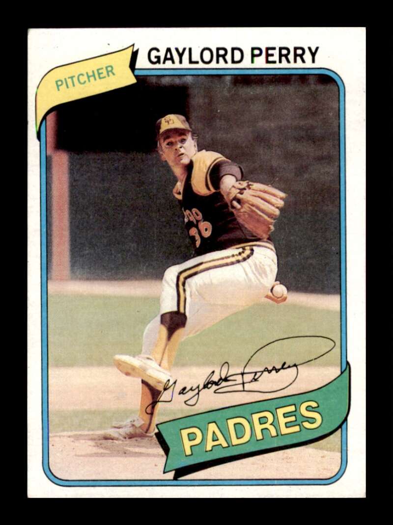 Load image into Gallery viewer, 1980 Topps Gaylord Perry #280 San Diego Padres Image 1
