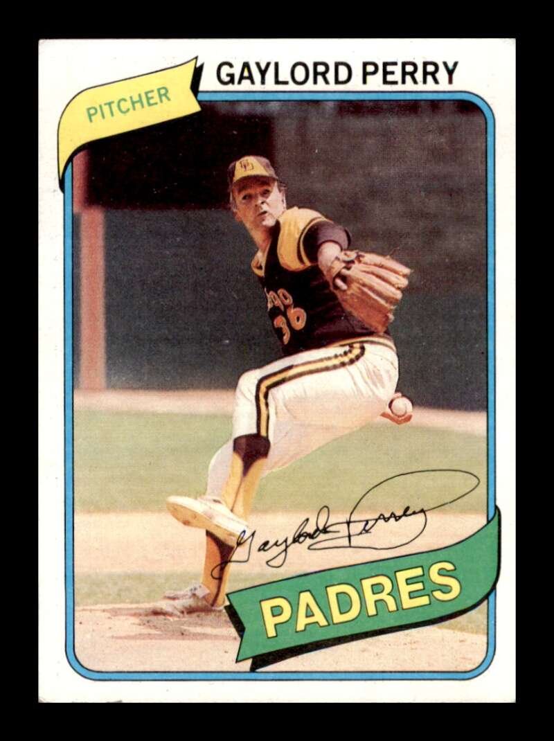 Load image into Gallery viewer, 1980 Topps Gaylord Perry #280 San Diego Padres Image 1
