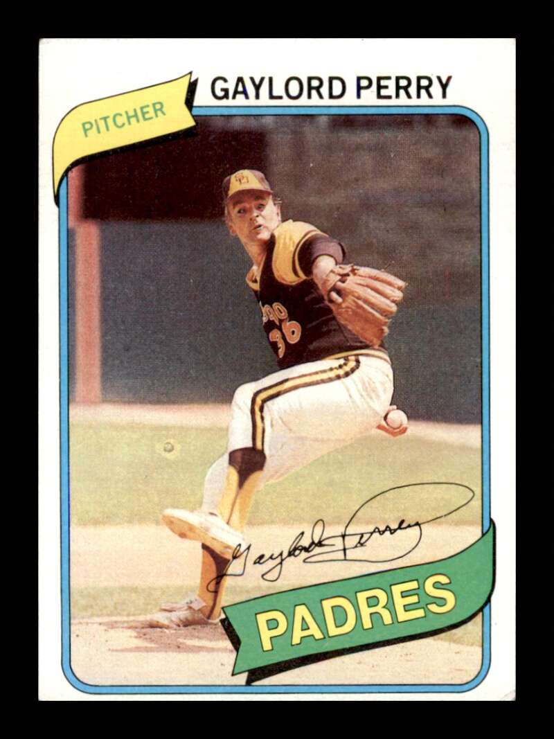 Load image into Gallery viewer, 1980 Topps Gaylord Perry #280 San Diego Padres Image 1
