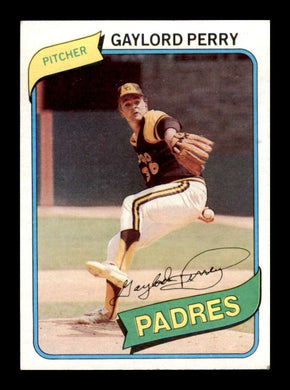 1980 Topps Gaylord Perry 