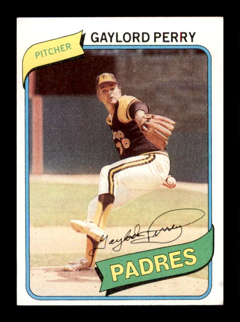 Load image into Gallery viewer, 1980 Topps Gaylord Perry #280 San Diego Padres Image 1
