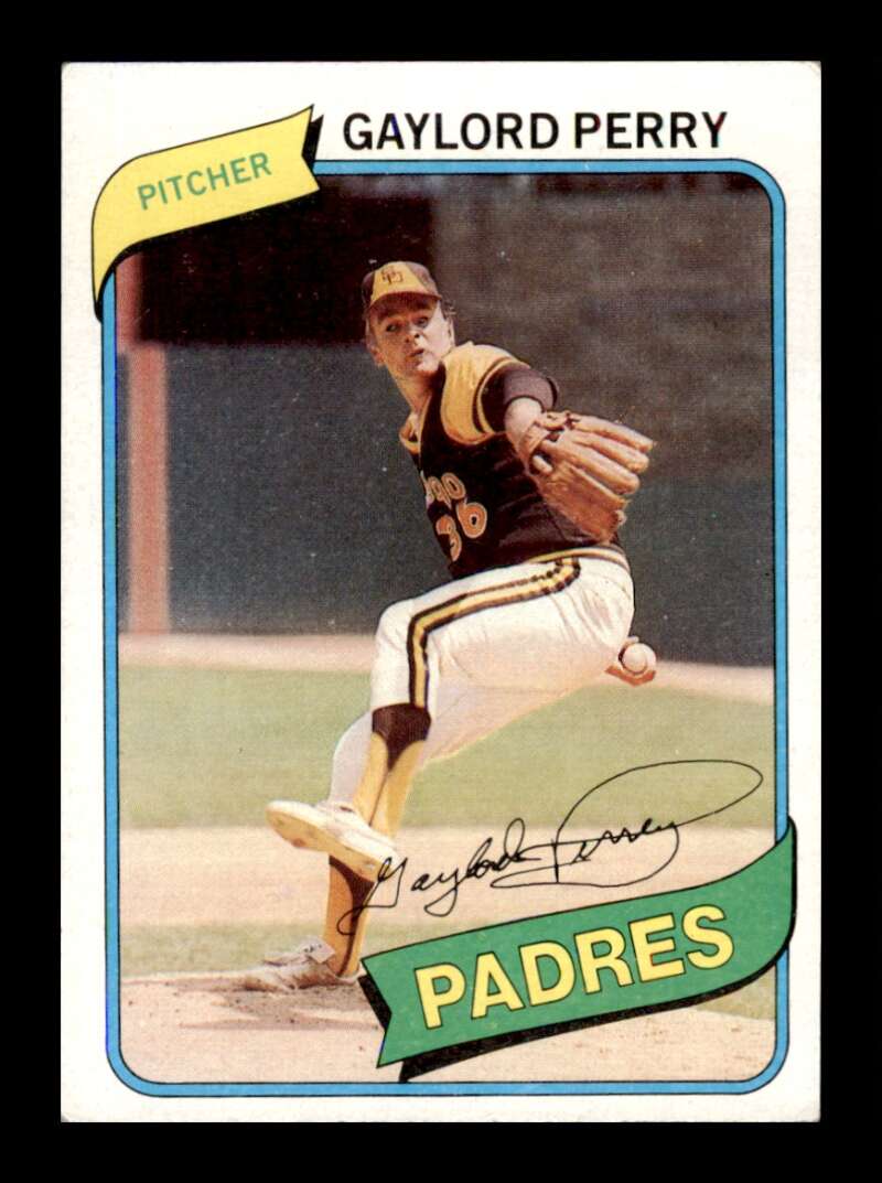 Load image into Gallery viewer, 1980 Topps Gaylord Perry #280 San Diego Padres Image 1
