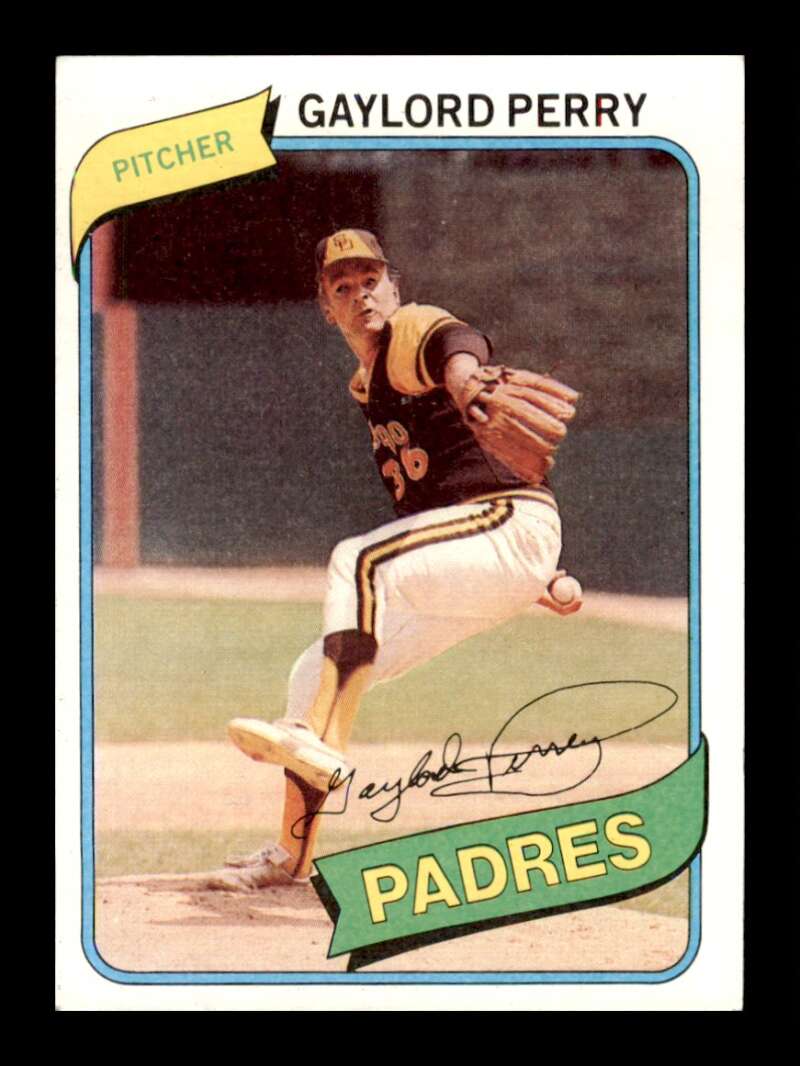 Load image into Gallery viewer, 1980 Topps Gaylord Perry #280 San Diego Padres Image 1
