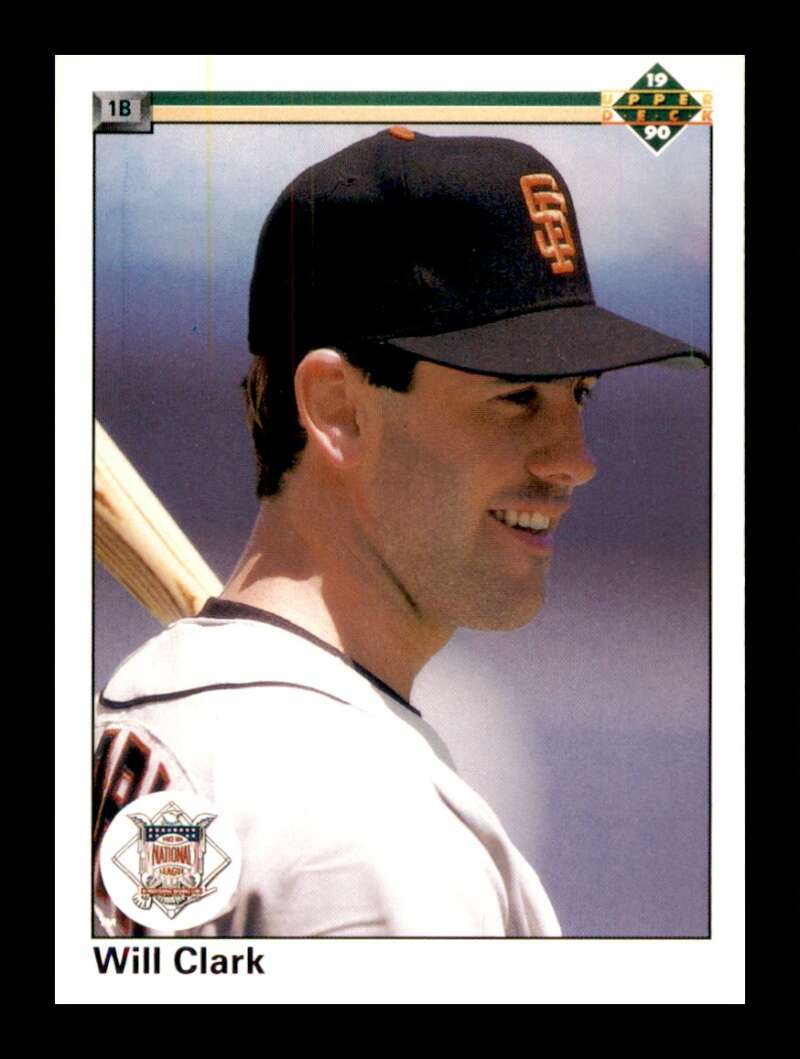 Load image into Gallery viewer, 1990 Upper Deck Will Clark #50 San Francisco Giants Image 1
