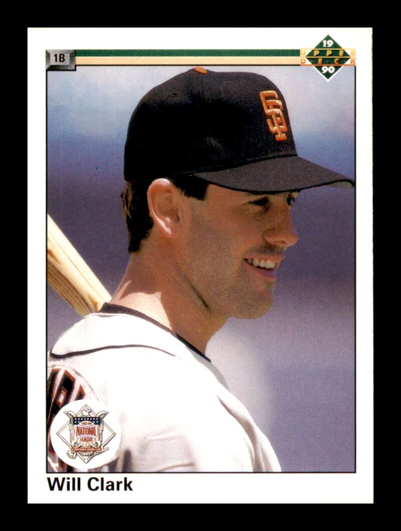 Load image into Gallery viewer, 1990 Upper Deck Will Clark #50 San Francisco Giants Image 1
