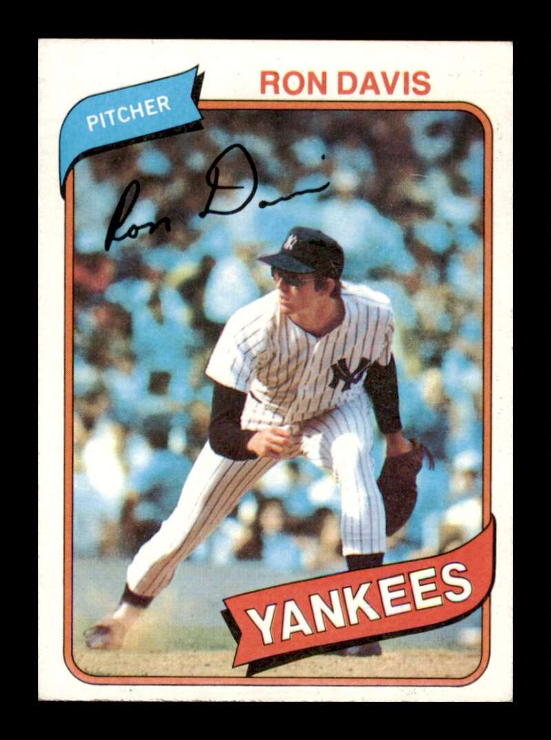 Load image into Gallery viewer, 1980 Topps Ron Davis #179 Rookie RC New York Yankees Image 1
