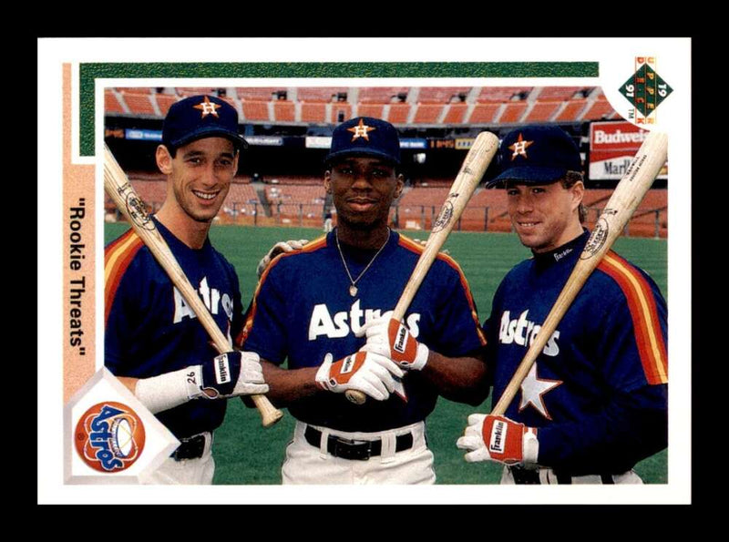 Load image into Gallery viewer, 1991 Upper Deck Jeff Bagwell Luis Gonzalez Karl Rhodes #702 Rookie RC Astros Image 1
