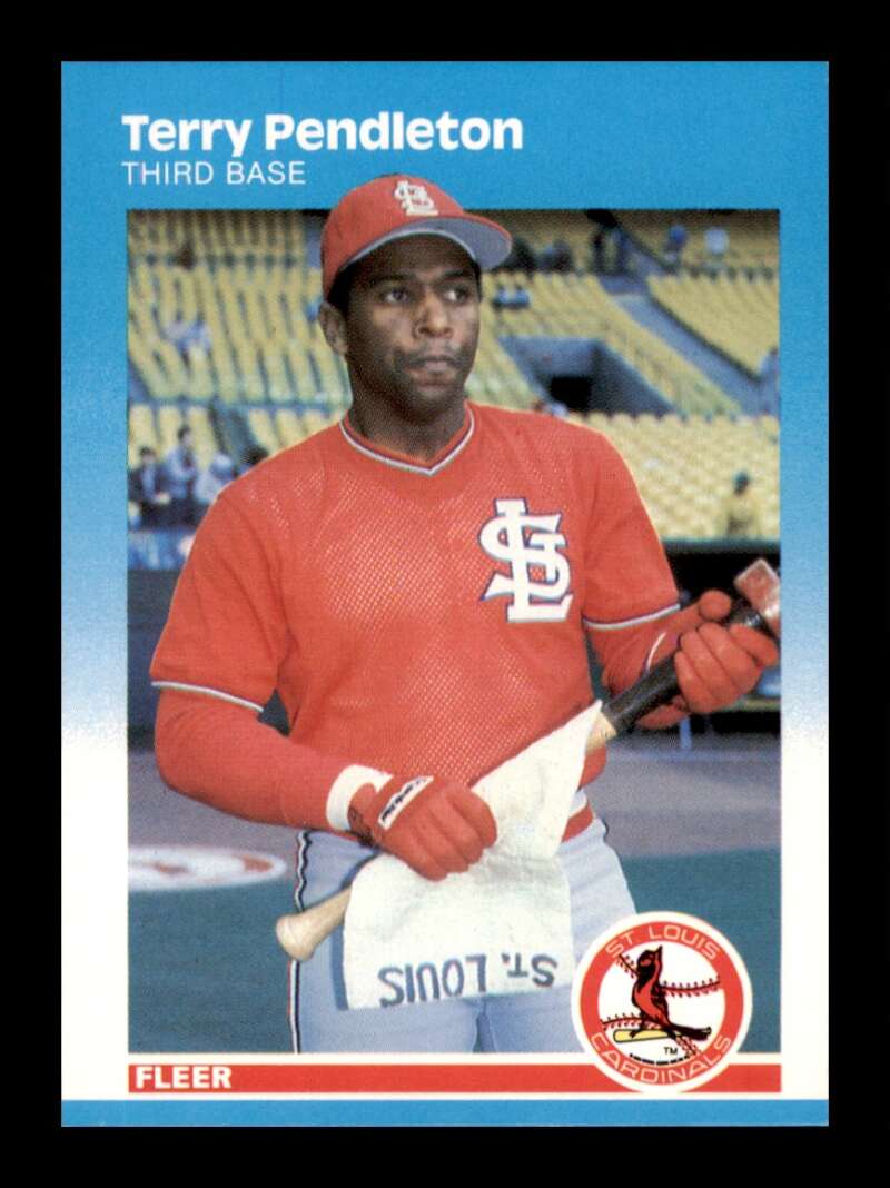 Load image into Gallery viewer, 1987 Fleer Terry Pendleton #306 St. Louis Cardinals Image 1
