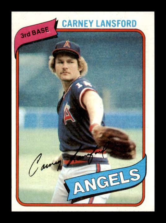 1980 Topps Carney Lansford