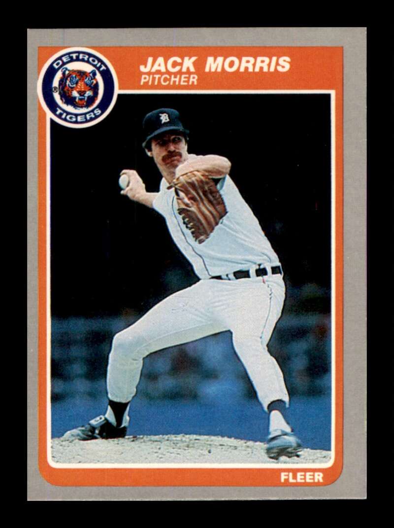 Load image into Gallery viewer, 1985 Fleer Jack Morris #18 Detroit Tigers Image 1
