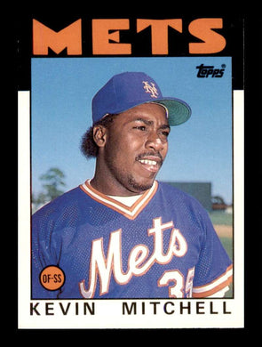 1986 Topps Traded Kevin Mitchell 