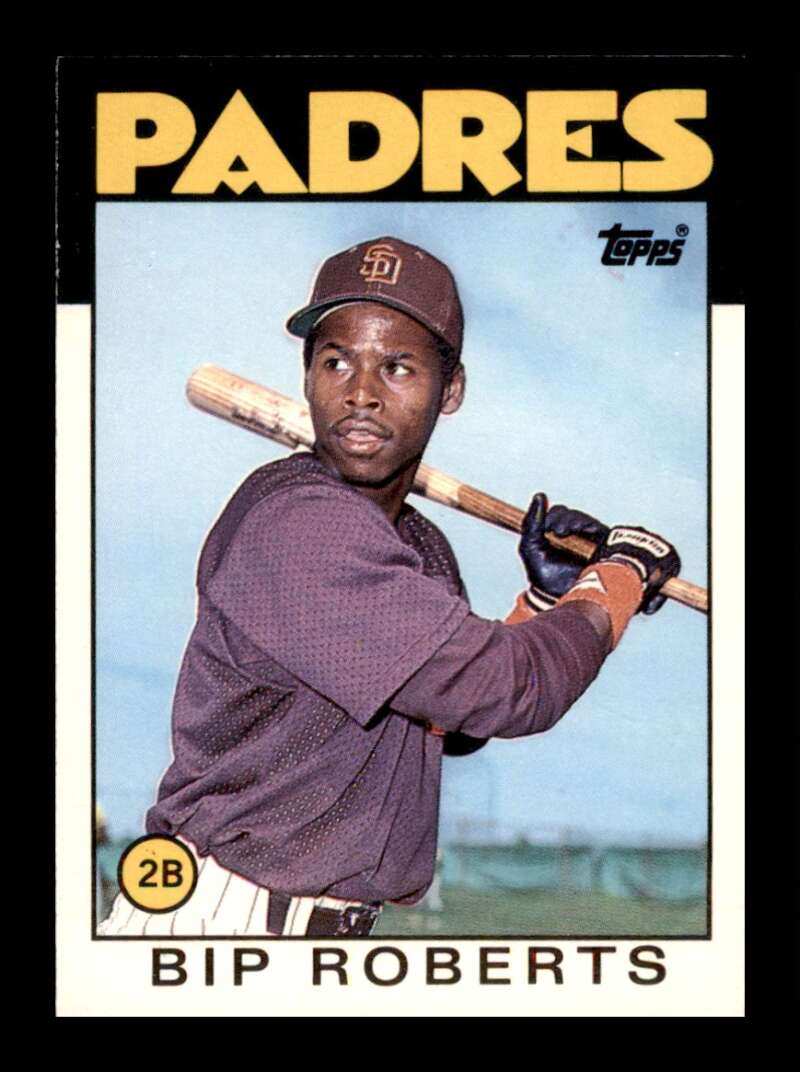 Load image into Gallery viewer, 1986 Topps Traded Bip Roberts #91T Rookie RC San Diego Padres Image 1
