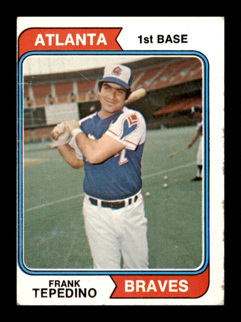 Load image into Gallery viewer, 1974 Topps Frank Tepedino #526 Set Break Atlanta Braves Image 1
