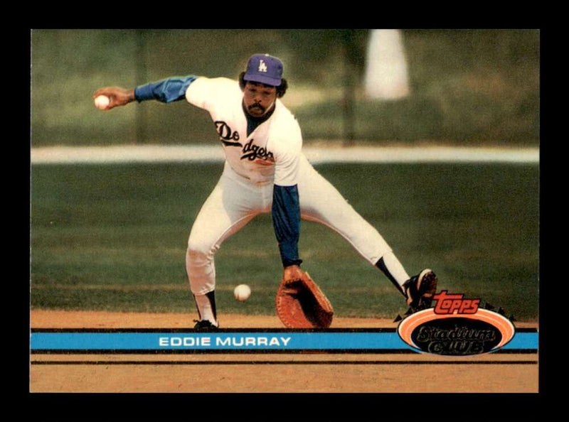 Load image into Gallery viewer, 1991 Topps Stadium Club Eddie Murray #177 Baltimore Orioles Image 1
