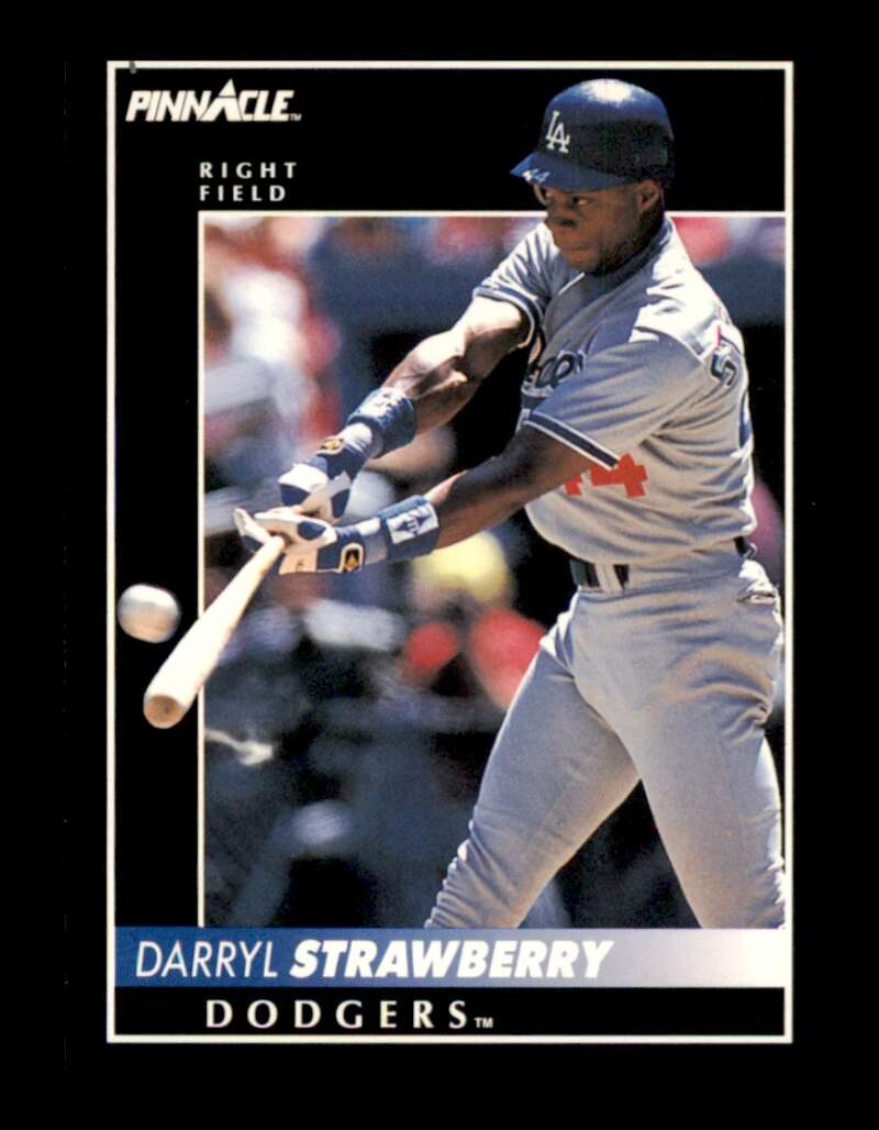 Load image into Gallery viewer, 1992 Pinnacle Darryl Strawberry #80 Los Angeles Dodgers Image 1
