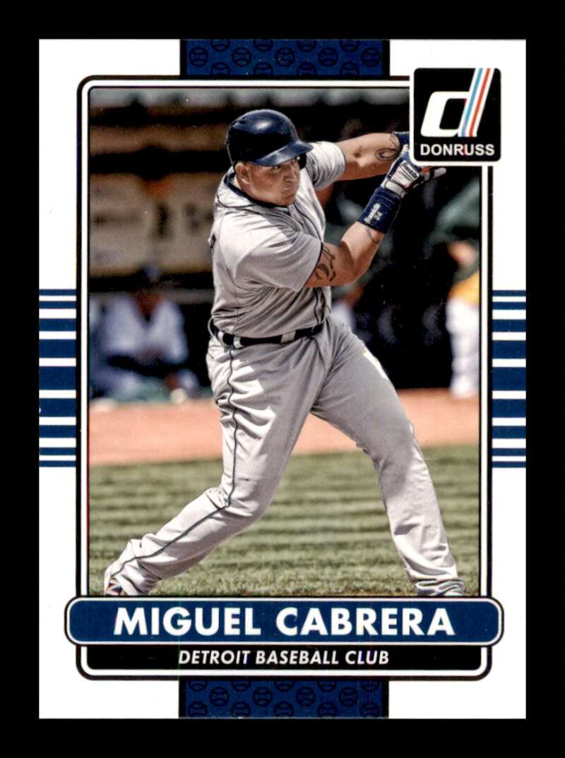 Load image into Gallery viewer, 2015 Donruss Miguel Cabrera #87 Detroit Tigers Image 1
