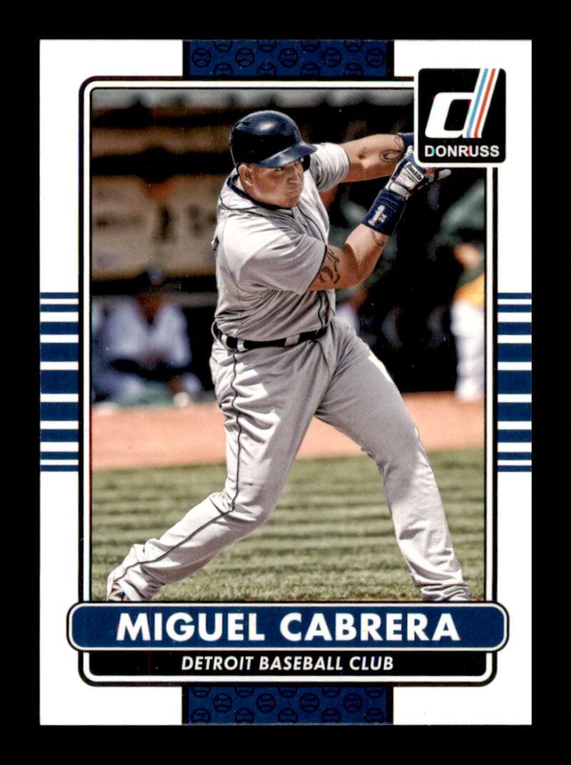 Load image into Gallery viewer, 2015 Donruss Miguel Cabrera #87 Detroit Tigers Image 1
