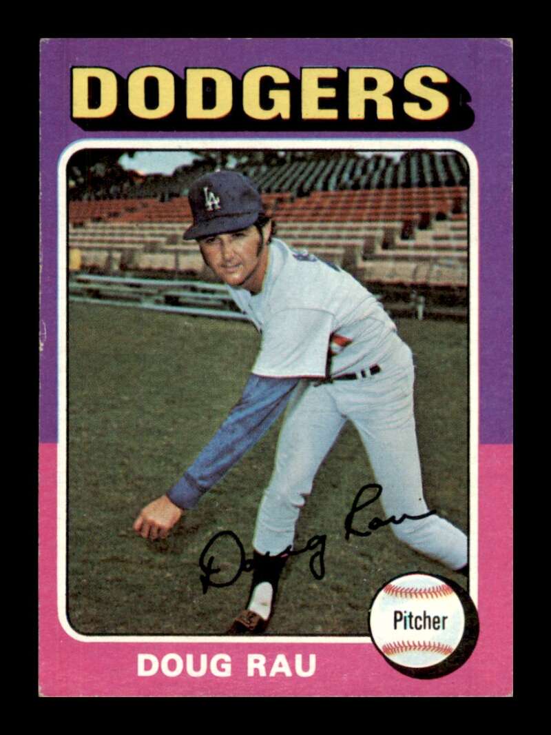 Load image into Gallery viewer, 1975 Topps Doug Rau #269 Set Break Los Angeles Dodgers Image 1
