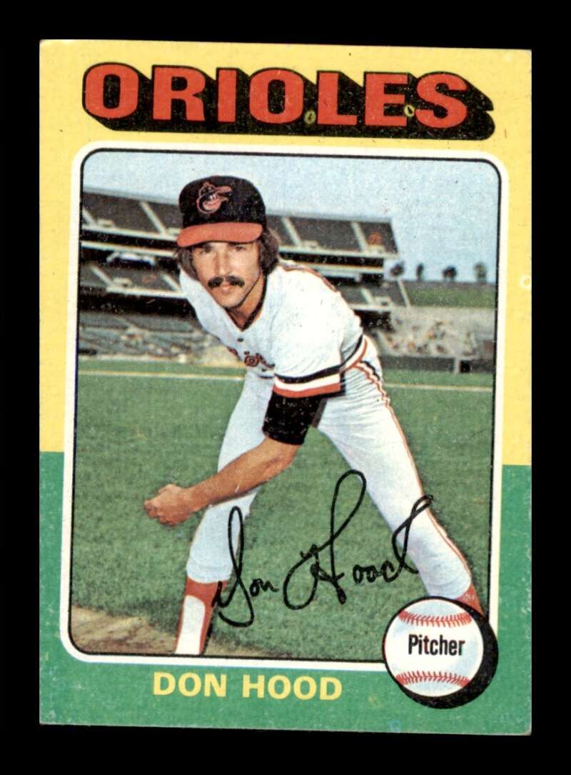 Load image into Gallery viewer, 1975 Topps Don Hood #516 Set Break Baltimore Orioles Image 1
