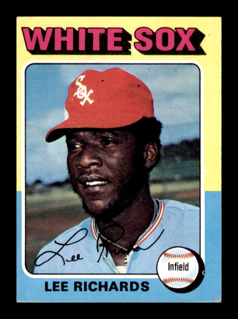 Load image into Gallery viewer, 1975 Topps Lee Richards #653 Set Break Chicago White Sox Image 1
