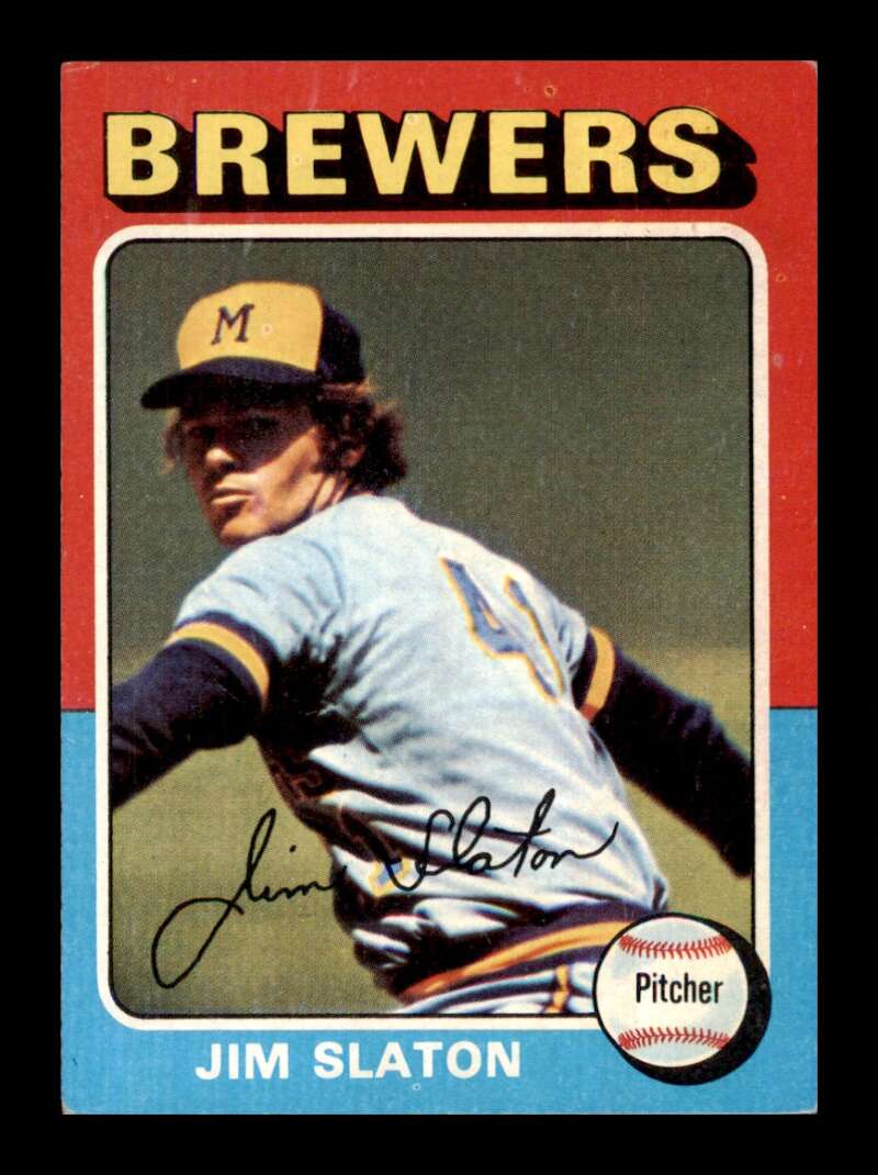 Load image into Gallery viewer, 1975 Topps Jim Slaton #281 Set Break Milwaukee Brewers Image 1
