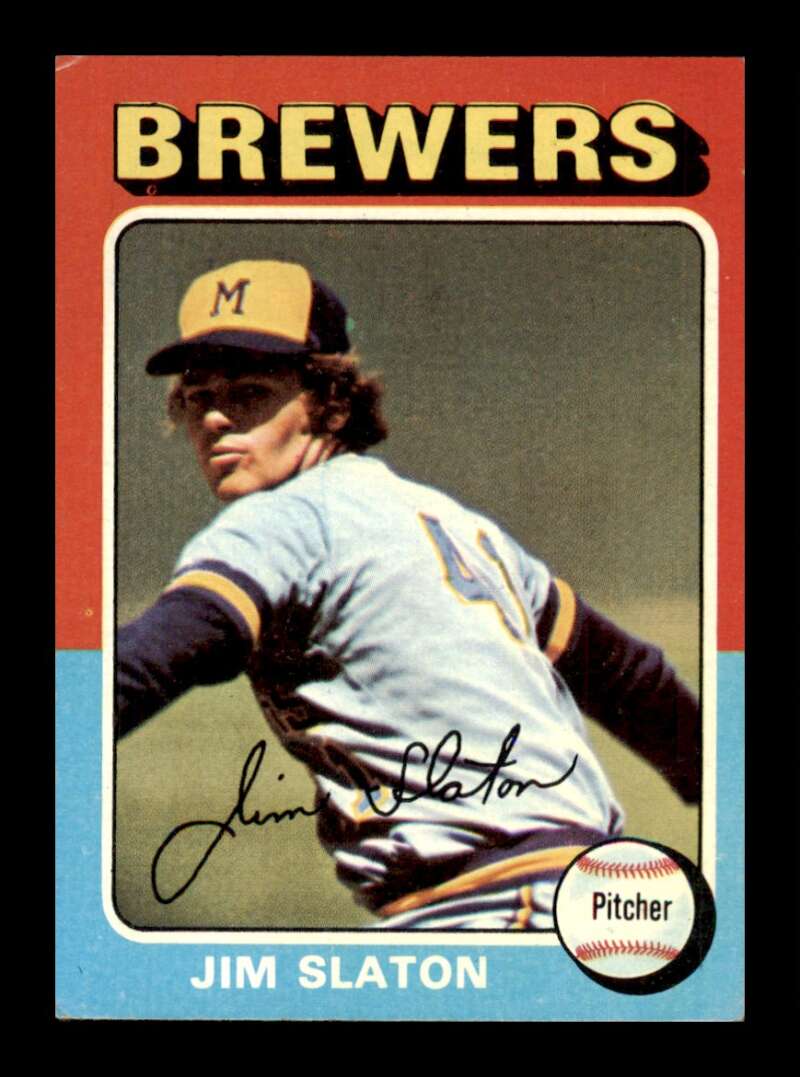 Load image into Gallery viewer, 1975 Topps Jim Slaton #281 Set Break Milwaukee Brewers Image 1
