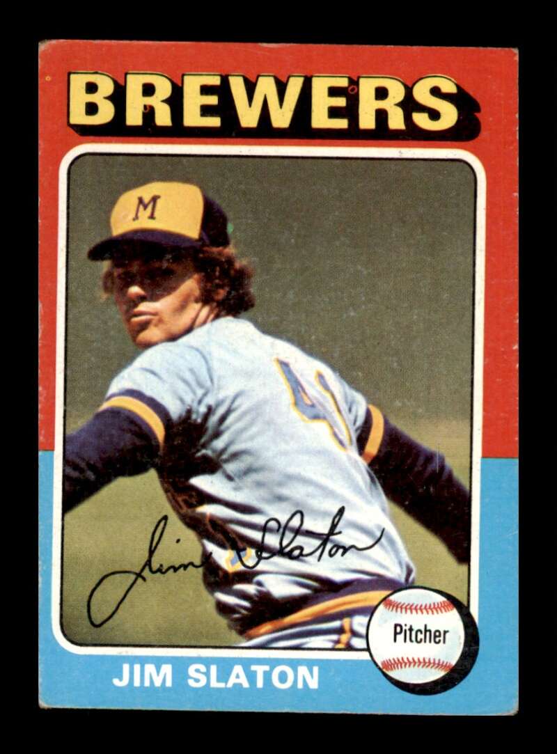 Load image into Gallery viewer, 1975 Topps Jim Slaton #281 Set Break Milwaukee Brewers Image 1
