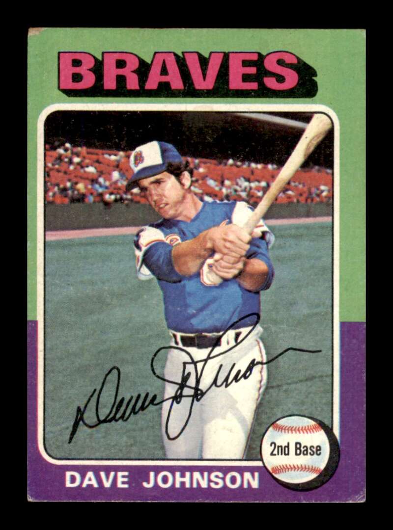 Load image into Gallery viewer, 1975 Topps Dave Johnson #57 Set Break Atlanta Braves Image 1
