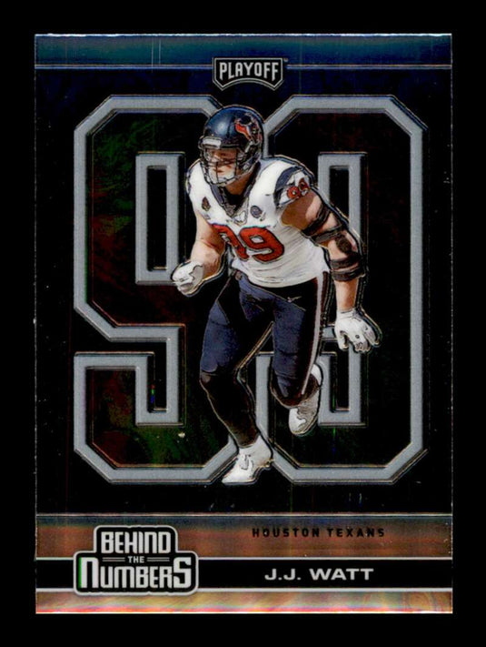 2019 Panini Playoff Behind The Numbers J.J. Watt