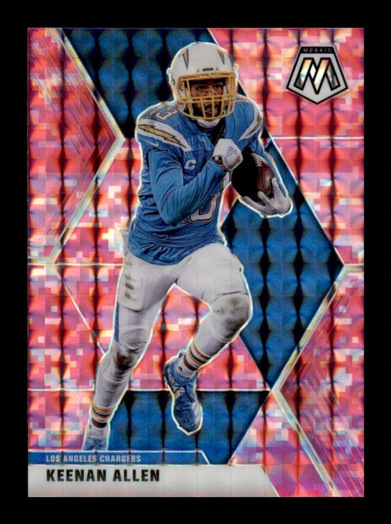 Load image into Gallery viewer, 2020 Panini Mosaic Pink Camo Prizm Keenan Allen #112 SP Los Angeles Chargers Image 1
