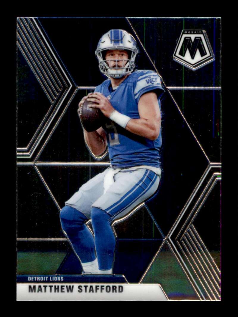 Load image into Gallery viewer, 2020 Panini Mosaic Matthew Stafford #72 Detroit Lions Image 1
