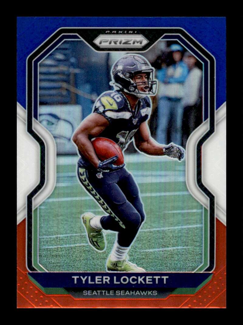 Load image into Gallery viewer, 2020 Panini Prizm Red White Blue Prizm Tyler Lockett #293 Seattle Seahawks Image 1
