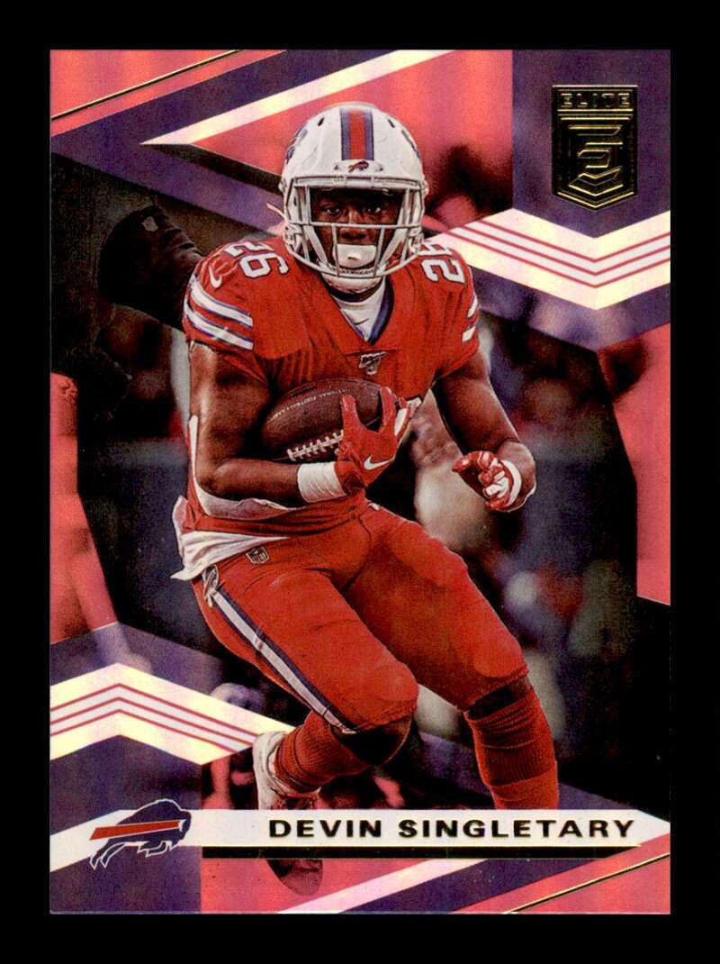 Load image into Gallery viewer, 2020 Donruss Elite Pink Devin Singletary #10 Buffalo Bills Image 1
