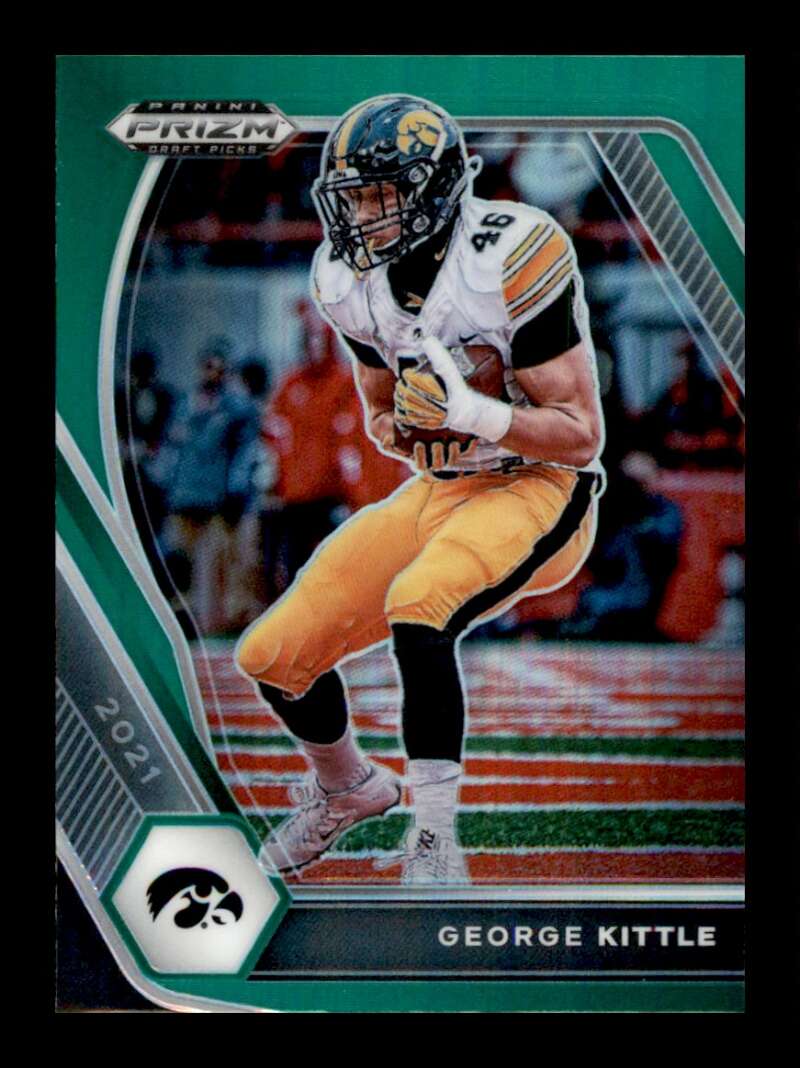 Load image into Gallery viewer, 2021 Panini Prizm Draf Green Prizm George Kittle #50 San Francisco 49ers Image 1
