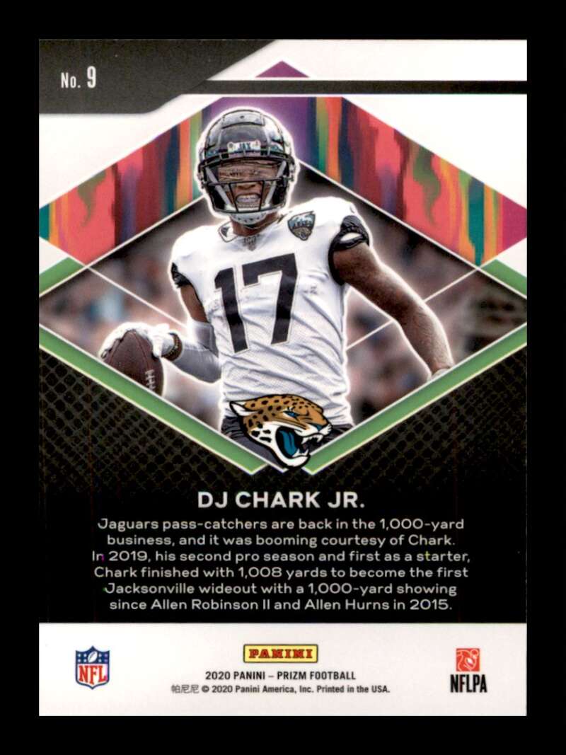 Load image into Gallery viewer, 2020 Panini Prizm Hype DJ Chark Jr. #9 Jacksonville Jaguars Image 2
