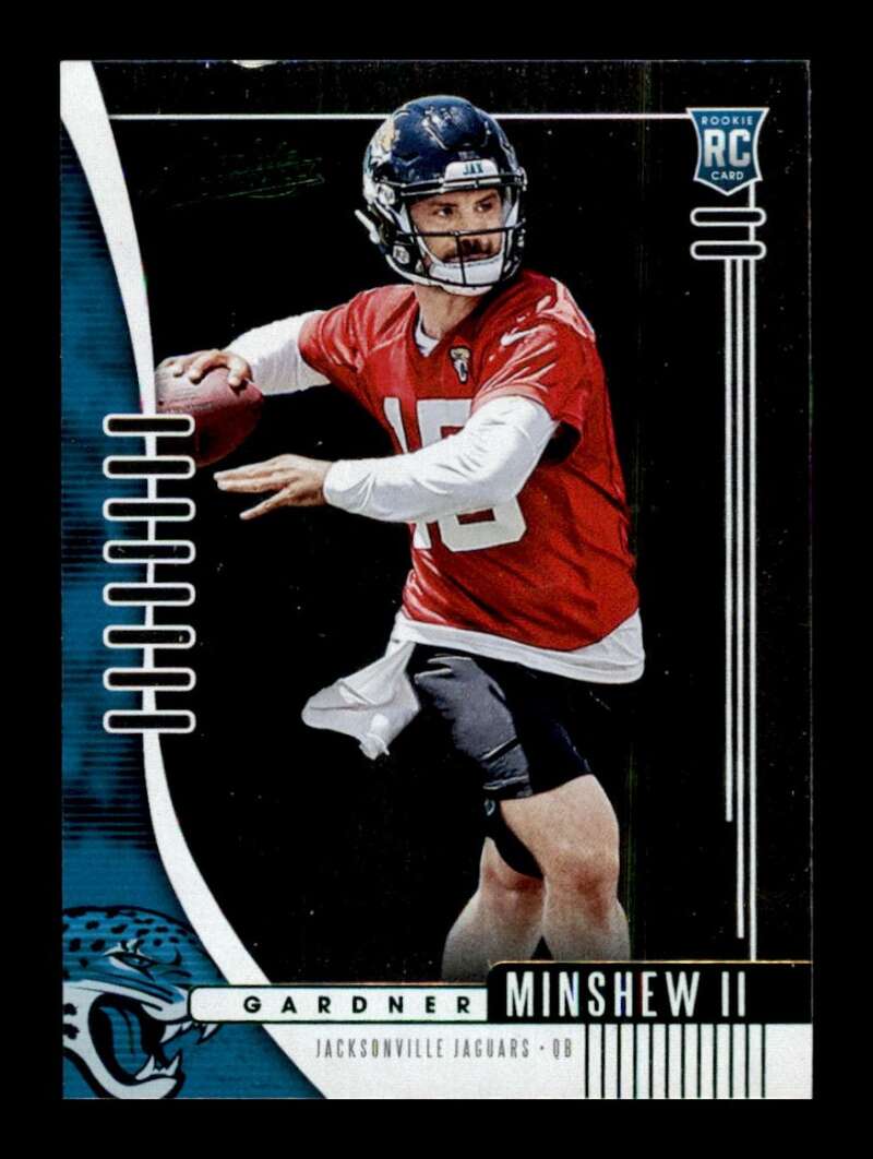 Load image into Gallery viewer, 2019 Panini Absolute Gardner Minshew II #162 Rookie RC Jaguars Image 1
