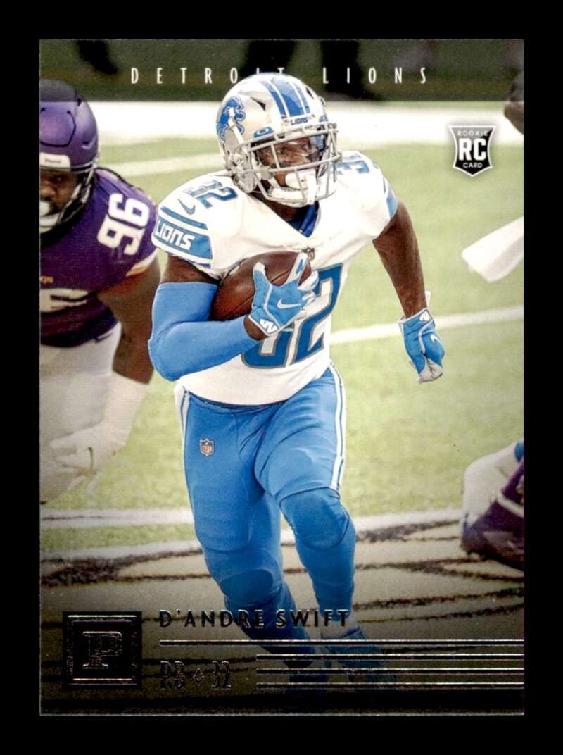 Load image into Gallery viewer, 2021 Panini Chronicles D&#39;Andre Swift #PA-10 Rookie RC Detroit Lions Image 1
