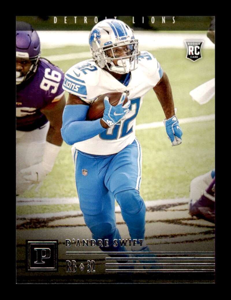 Load image into Gallery viewer, 2020 Panini Chronicles D&#39;Andre Swift #PA-10 Rookie RC Detroit Lions Image 1
