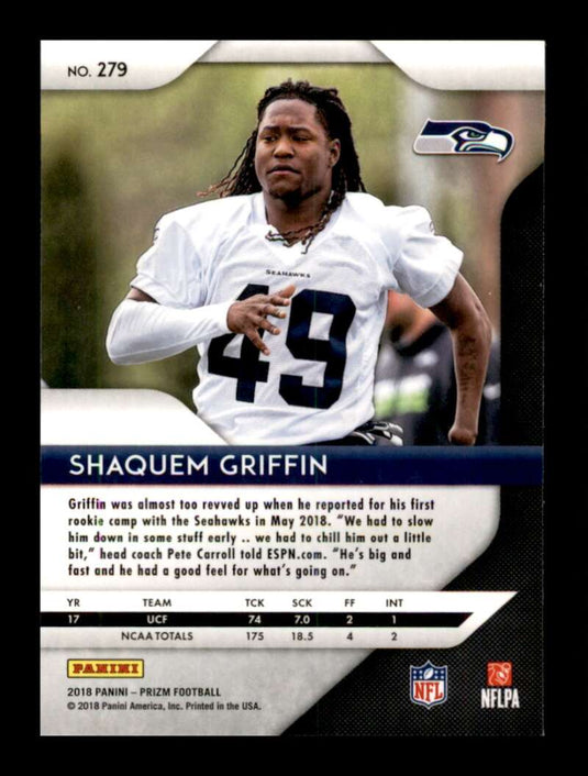 2018 Panini Prizm Shaquem Griffin