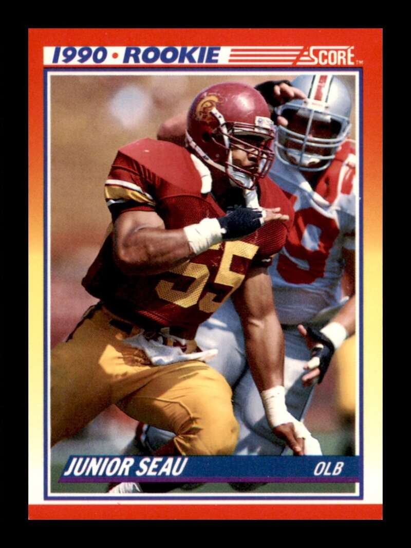 Load image into Gallery viewer, 1990 Score Junior Seau #302 Rookie RC USC Trojans Image 1
